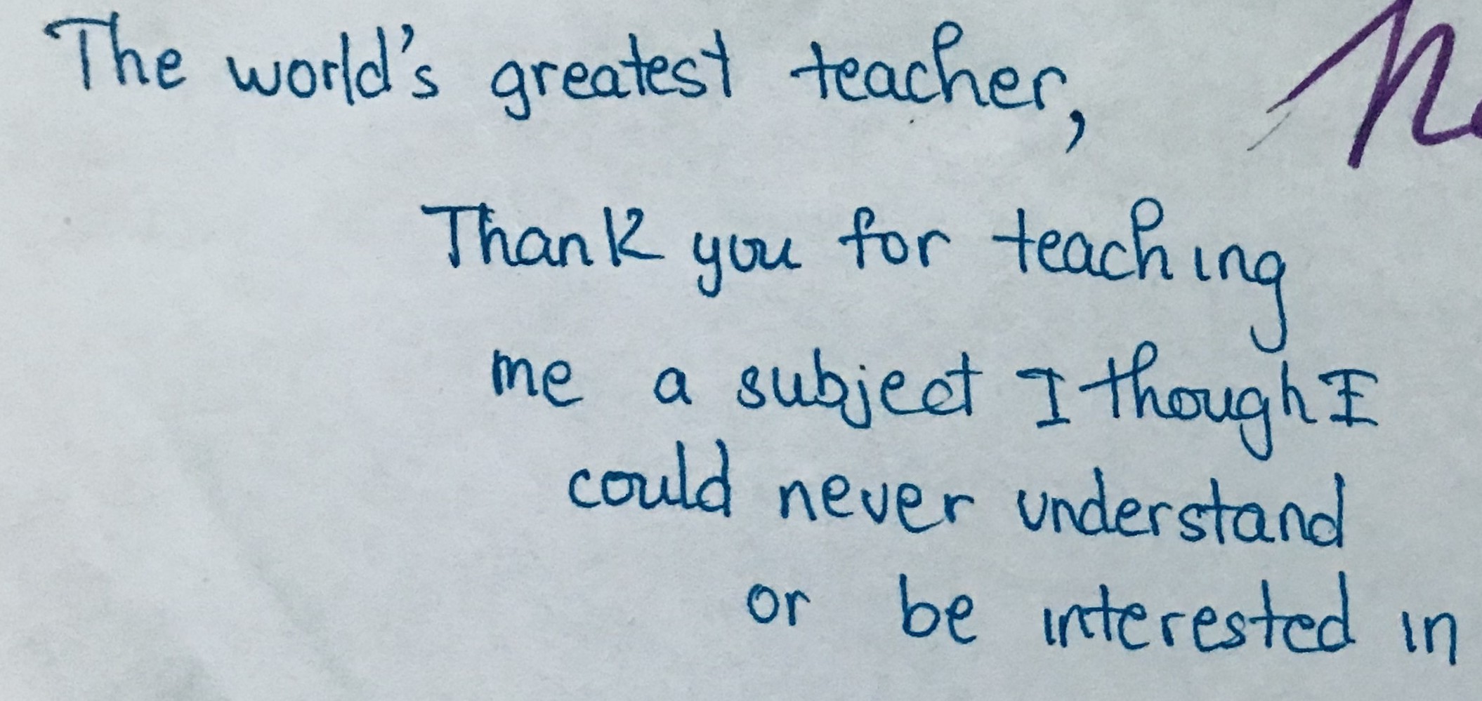 Kind message